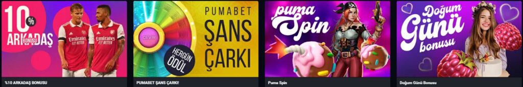 pumabet çevrimsiz bonus